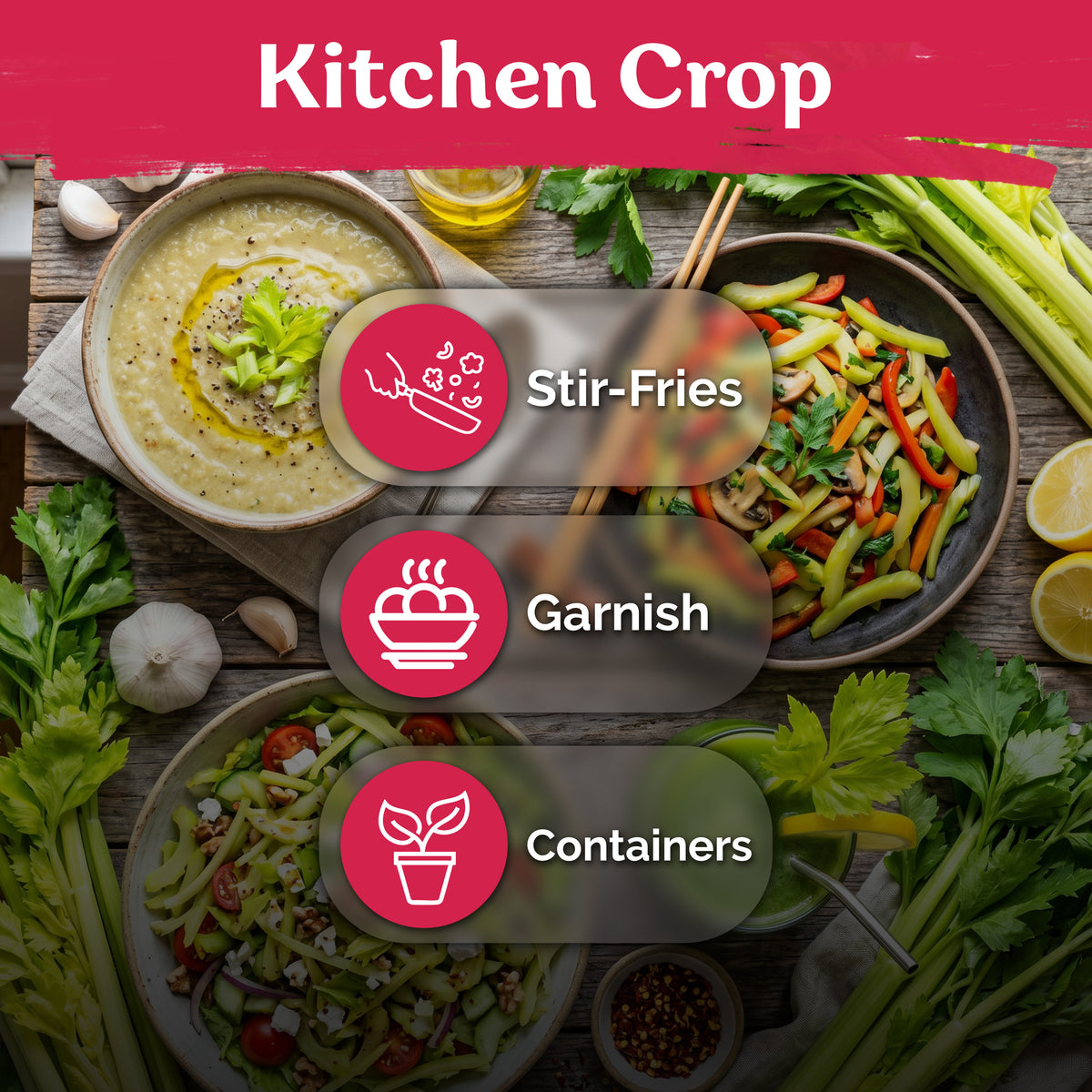 Chinese Yellow Stem Celery Seeds