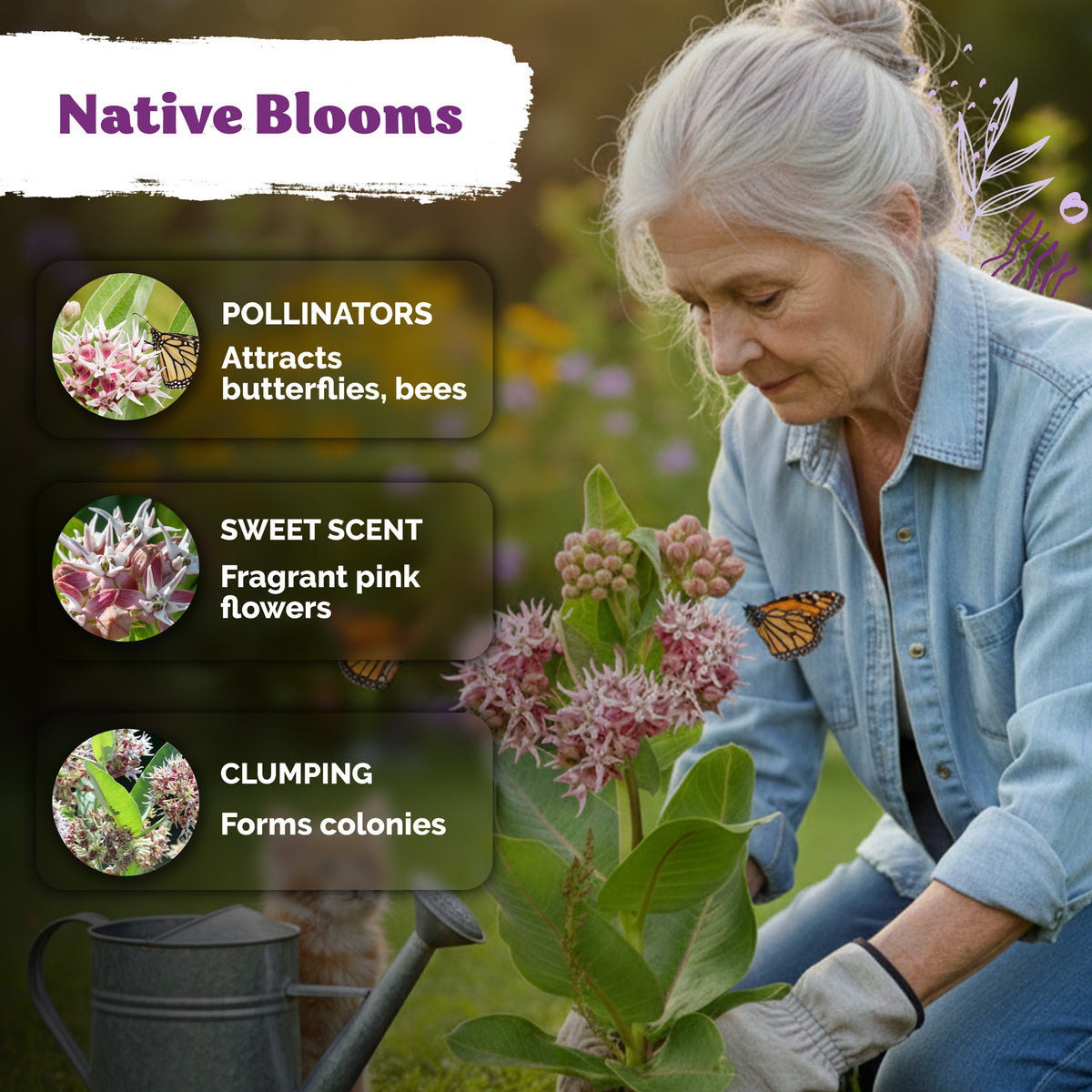Showy Milkweed Seeds – kviterseeds.com – photo 4