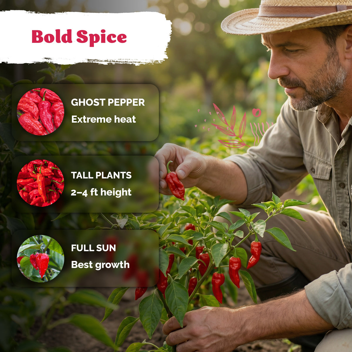 Bhut Jolokia Hot Pepper Seeds – kviterseeds.com – photo 4