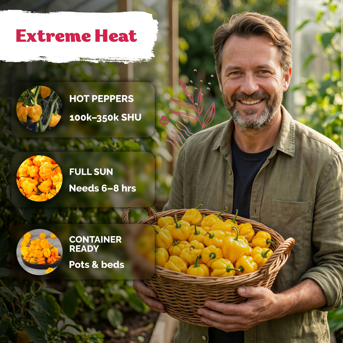 Yellow Scotch Bonnet Seeds