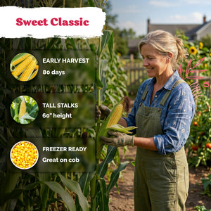 Golden Bantam Corn Seeds – kviterseeds.com – photo 4
