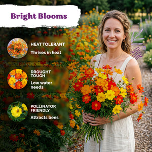 Bright Lights Mix Sulphur Cosmos Seeds – kviterseeds.com – photo 4