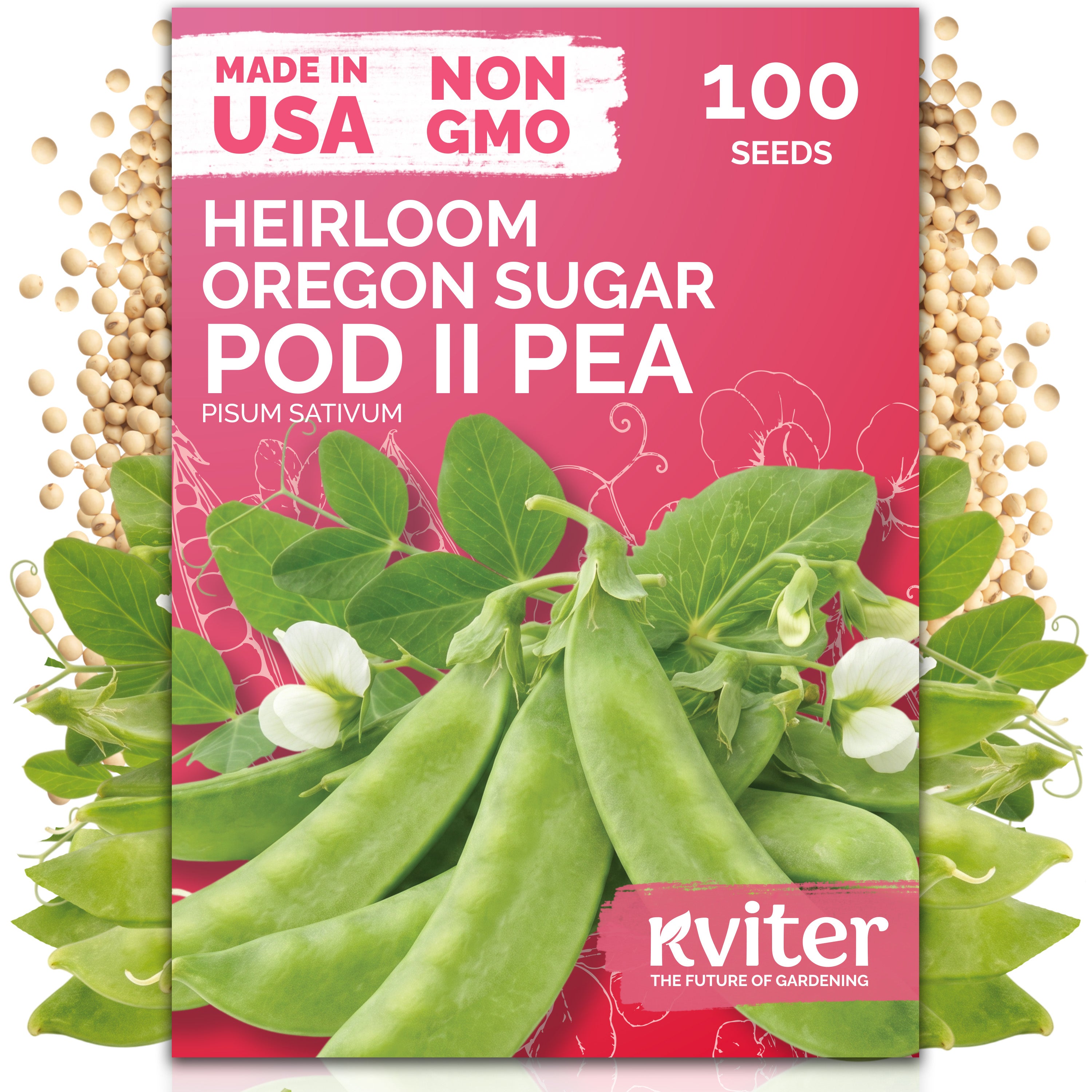 Oregon Sugar Pod II Snow Pea Seeds – kviterseeds.com