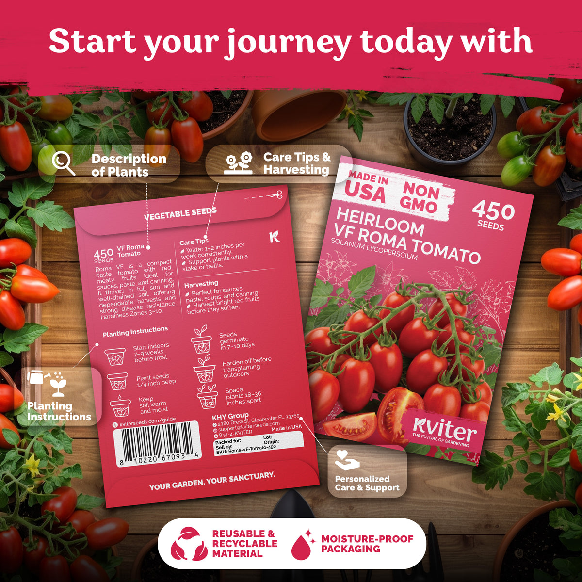 VF Roma Tomato Seeds