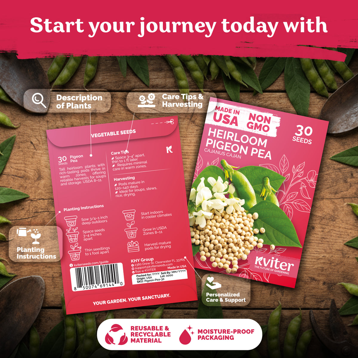 Pigeon Pea Seeds