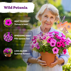 Shanin Wild Petunia Seeds – kviterseeds.com – photo 4