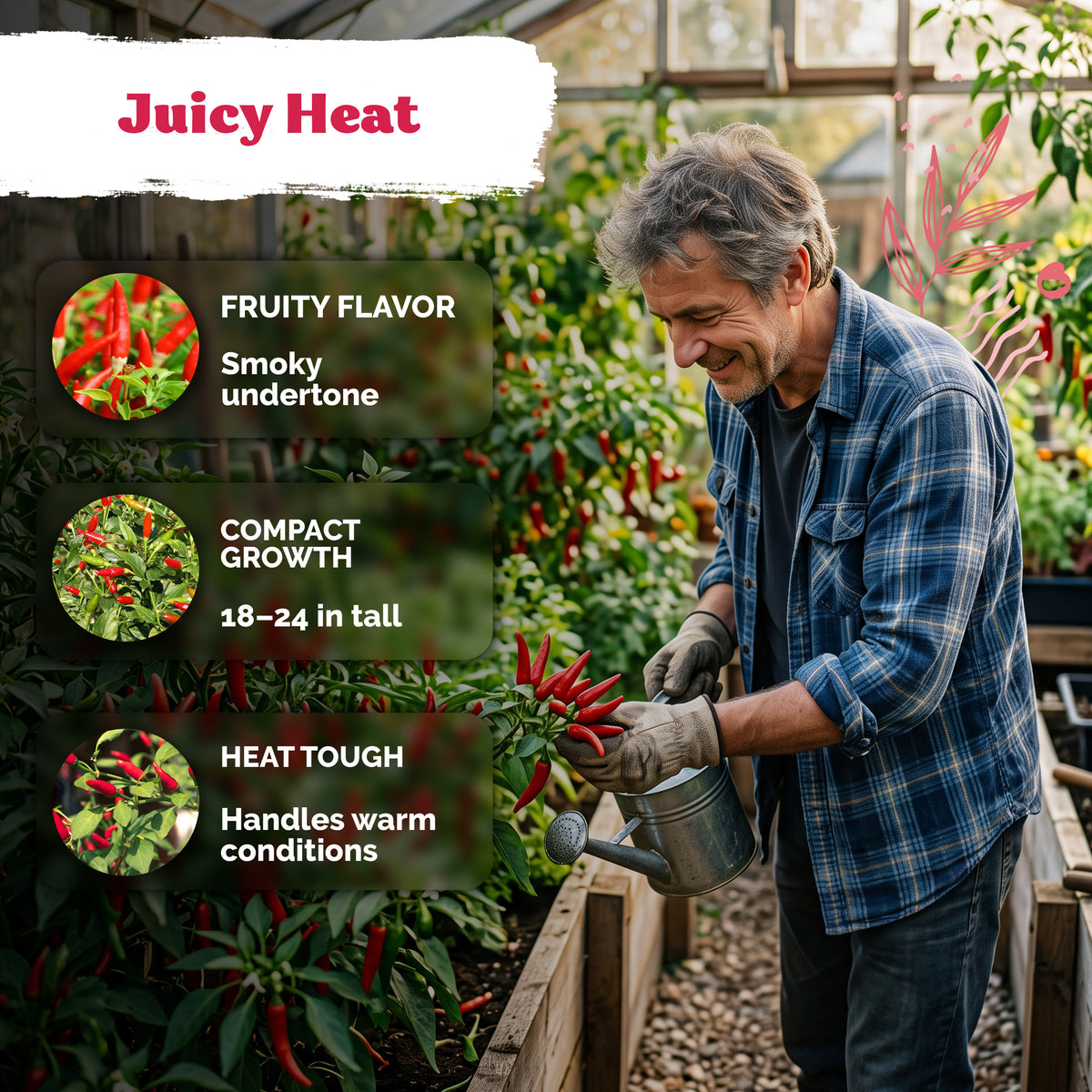 Tabasco Hot Pepper Seeds