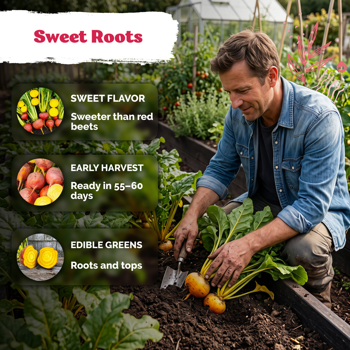 Golden Detroit Beet Seeds
