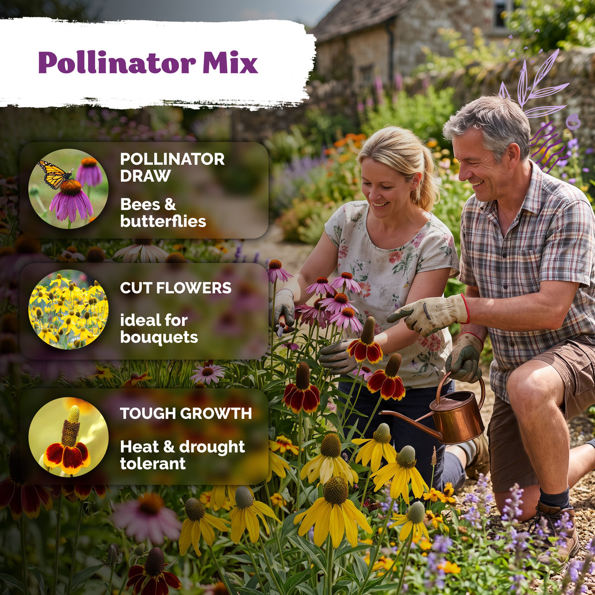 Mix Coneflower Seeds – kviterseeds.com – photo 4