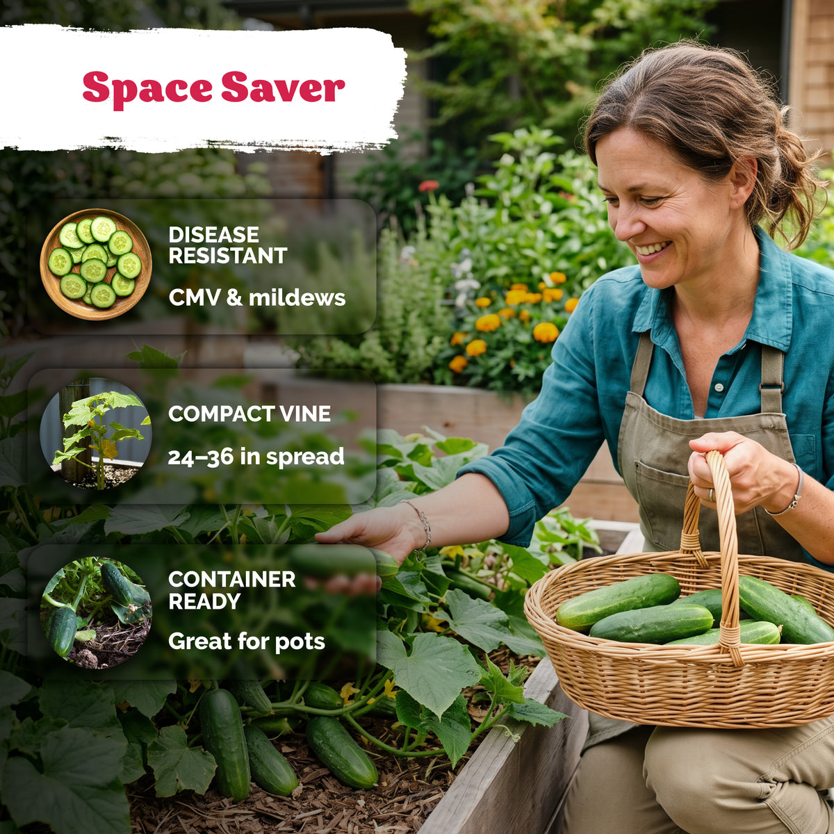 Spacemaster 80 Cucumber Seeds – kviterseeds.com – photo 4