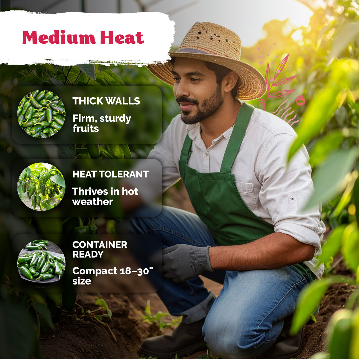 Jalapeno M Pepper Seeds – kviterseeds.com – photo 4