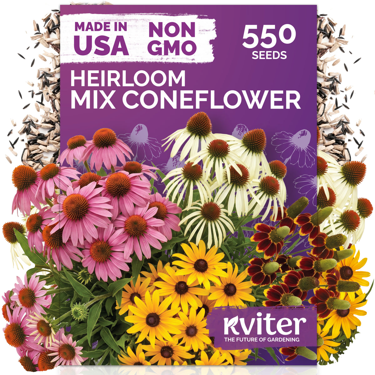 Mix Coneflower Seeds – kviterseeds.com