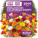 California Poppy Mix Seeds – kviterseeds.com