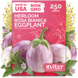 Rosa Bianica Eggplant Seeds – kviterseeds.com